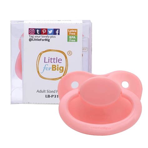 pink adult pacifier|LittleForBig Bigshield Generation.